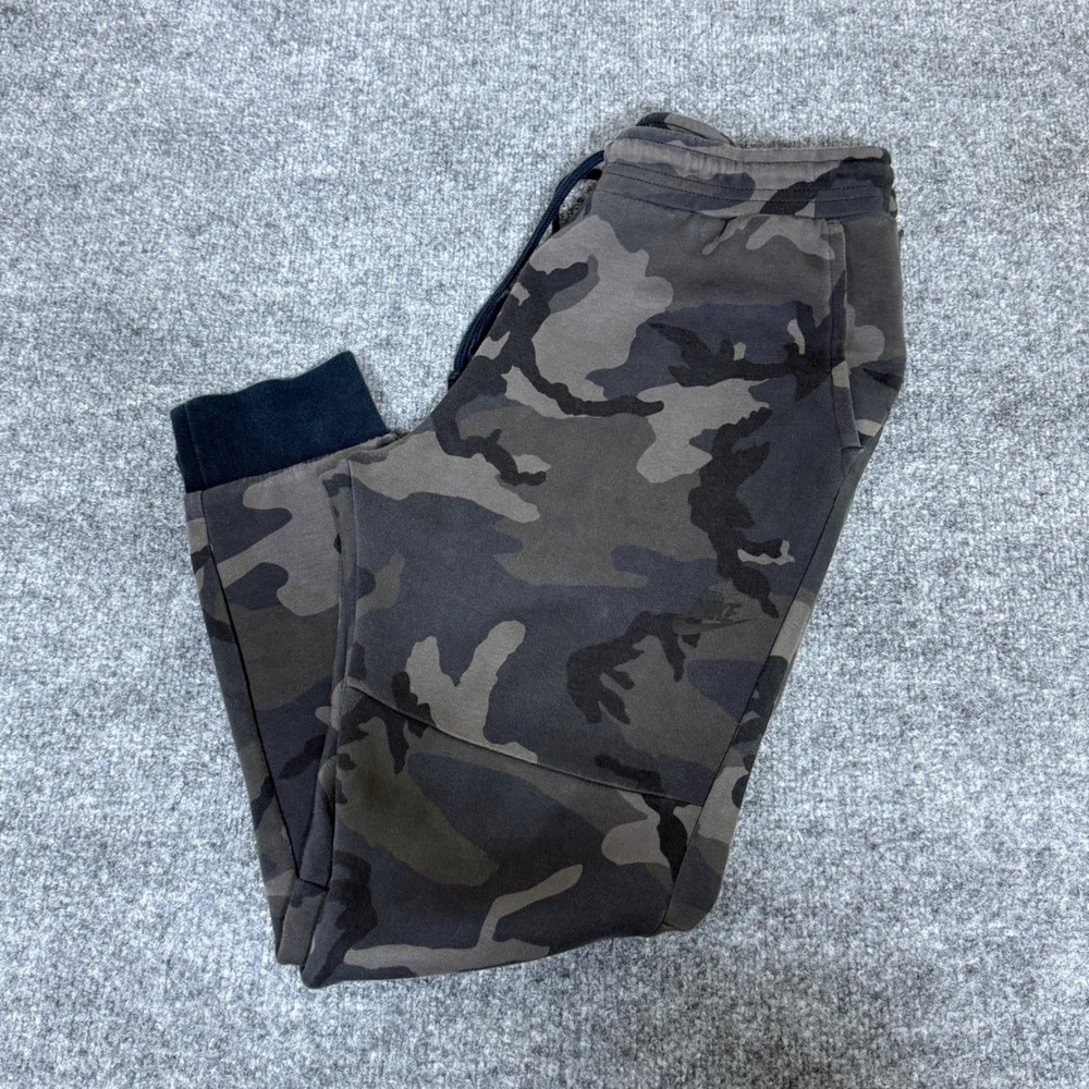 Nike Sportswear Tech Fleece Camo Joggers Dark Charcoal Black 715238-010 Mens L
